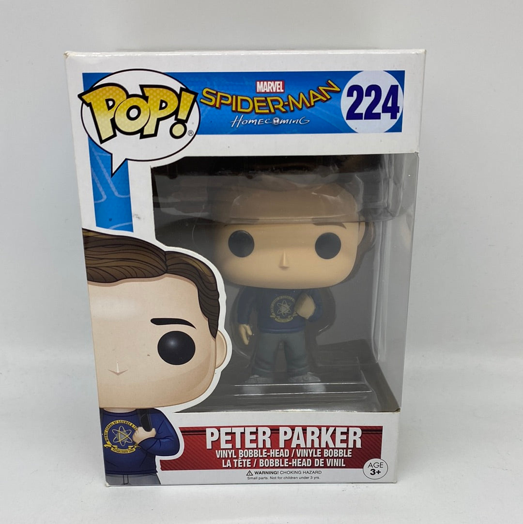 Funko Pop! Marvel SpiderMan Peter Parker 224 Vinyl Bobbl