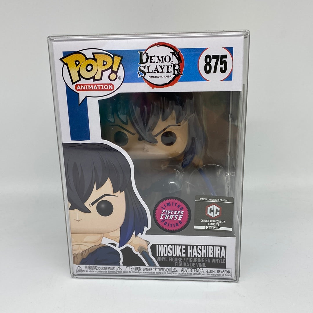 Funko Pop Demon Slayer Chalice Exclusive Inosuke Hashibira Flocked C 2827