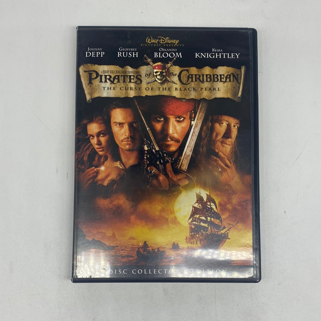 Pirates of the Caribbean The Curse of the Black Pearl (DVD, 2003, 2-Di