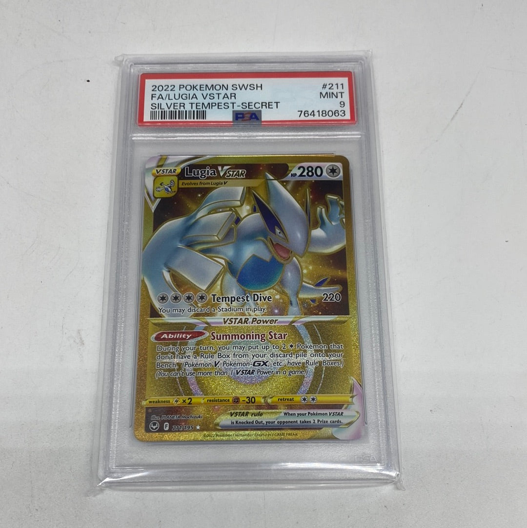 Secret rare gold lugia online PSA 10