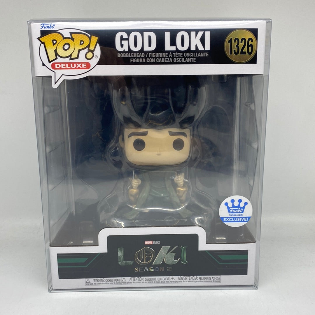 Funko Pop! Deluxe Marvel Studios Loki Season 2: God Loki #1326 Bobbleh