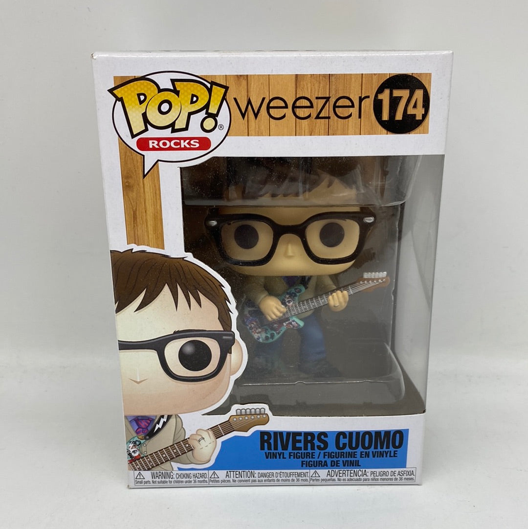 Funko Pop! Rocks Weezer Rivers Cuomo 174 Vinyl Figure DAMAGED