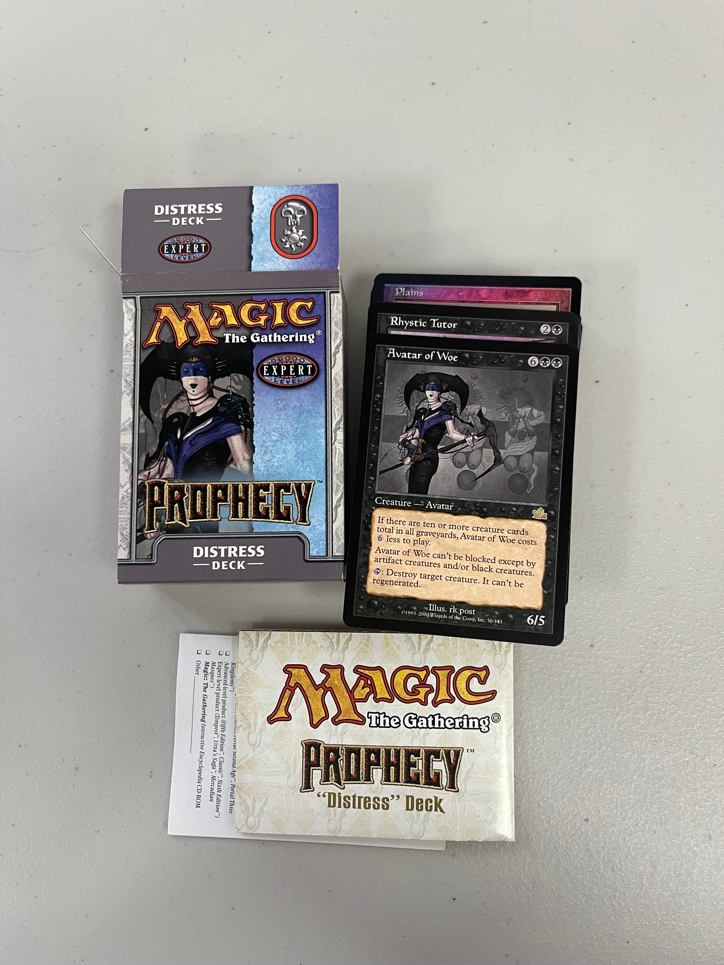 Magic The Gathering Prophecy Distress Deck Expert Level Magic The Gathering Prophecy Distress Deck Expert Level