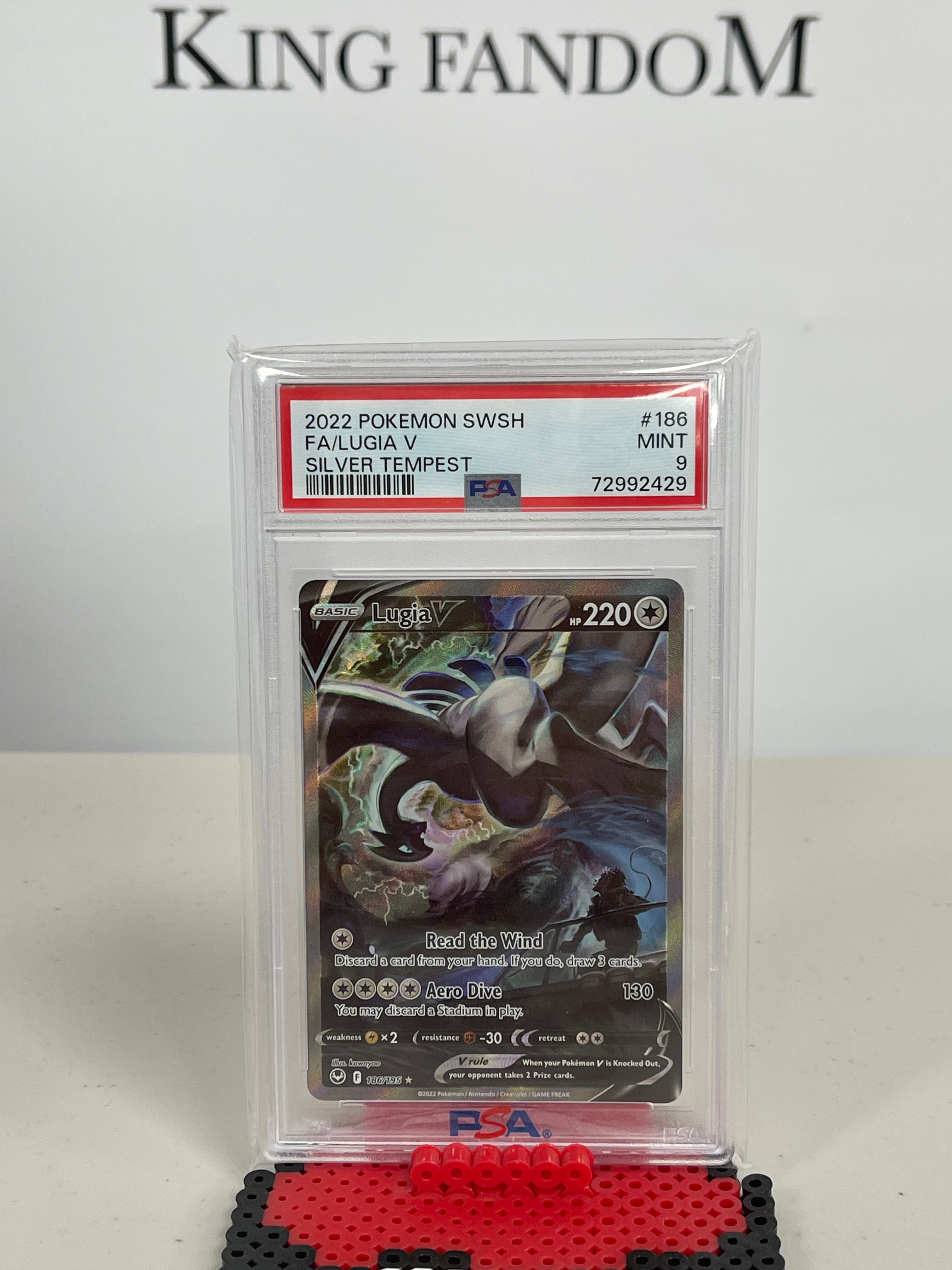 Lugia V 186/195 Silver Tempest Alt Art Pokemon TCG PSA 9 Lugia V 186/195 Silver Tempest Alt Art Pokemon TCG PSA 9