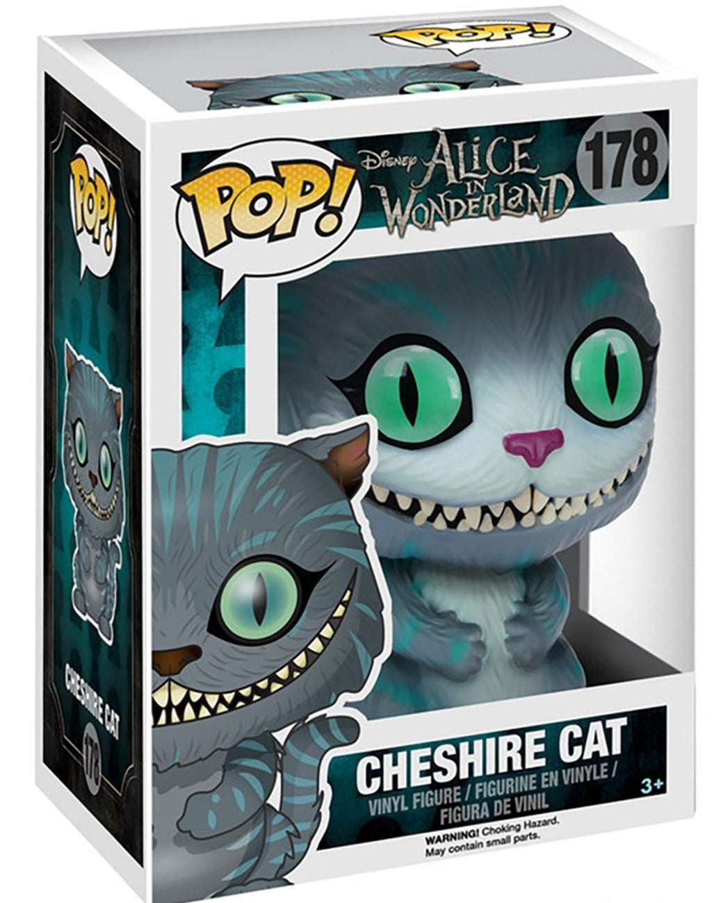 Alice In Wonderland Funko Pop Vinyl Three Pack Cheshire Cat Disney Store  Excl