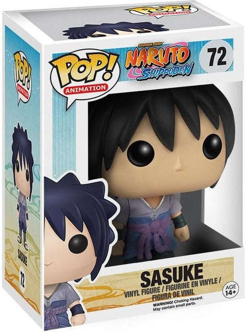 Funko Pop Naruto Shippuden : SASUKE #72 Vinyl Figure MINT