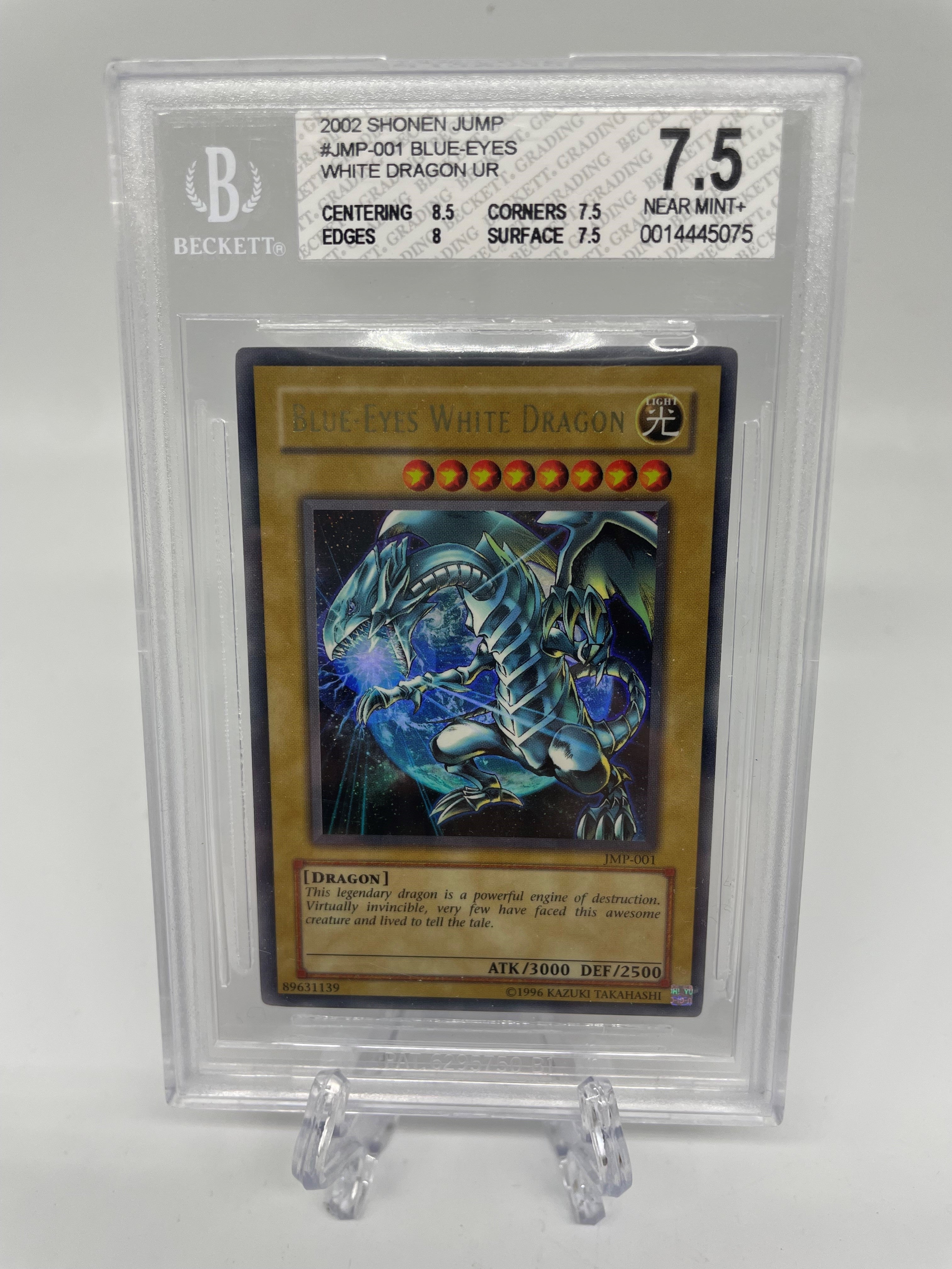 2002 Shonen Jump JMP001 BlueEyes White Dragon Ultra Rare Beckett S
