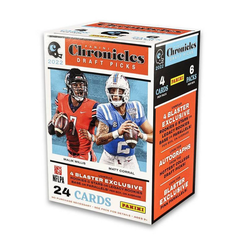 2022 Panini NFL Chronicles Draft Picks Football Trading Card Blaster B