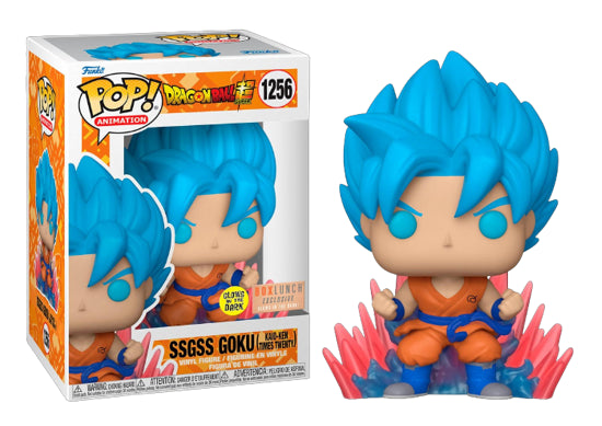 momentum Descent fredelig SSGSS Goku (Kaio-Ken Times Twenty) (Glow in the Dark) Pop! Vinyl Figur