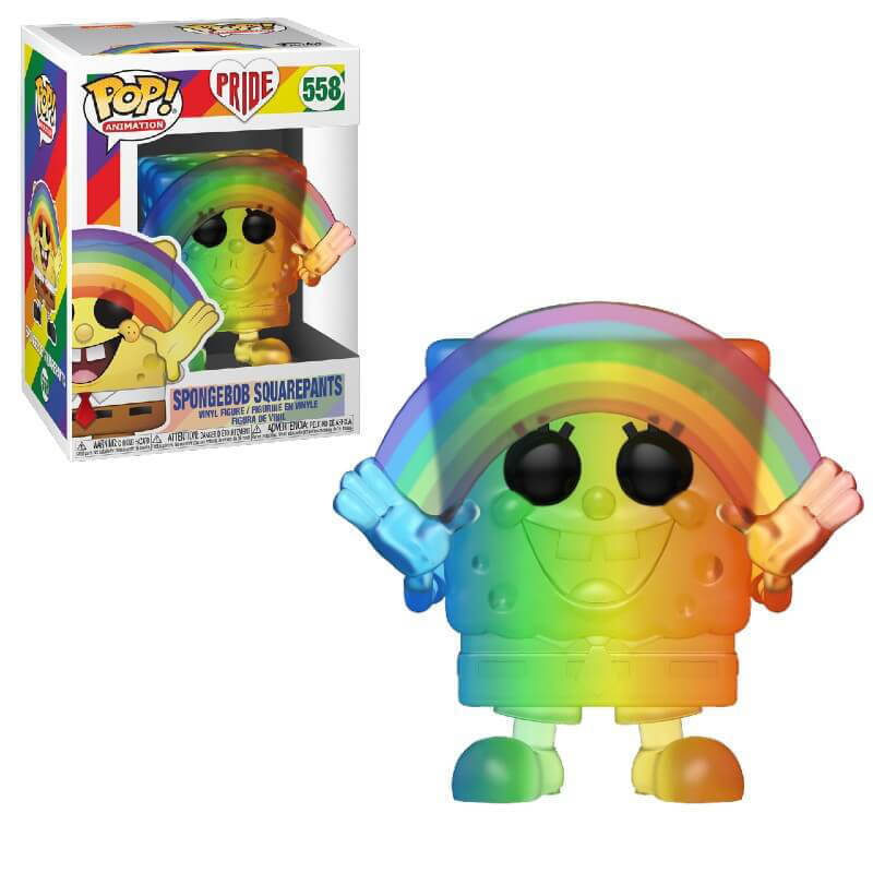 Spongebob Squarepants (Rainbow | Pride) Pop! Vinyl Figure #558
