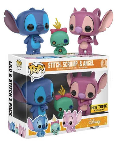 Stitch, Scrump And Angel 3 Pack - POP! Disney action figure