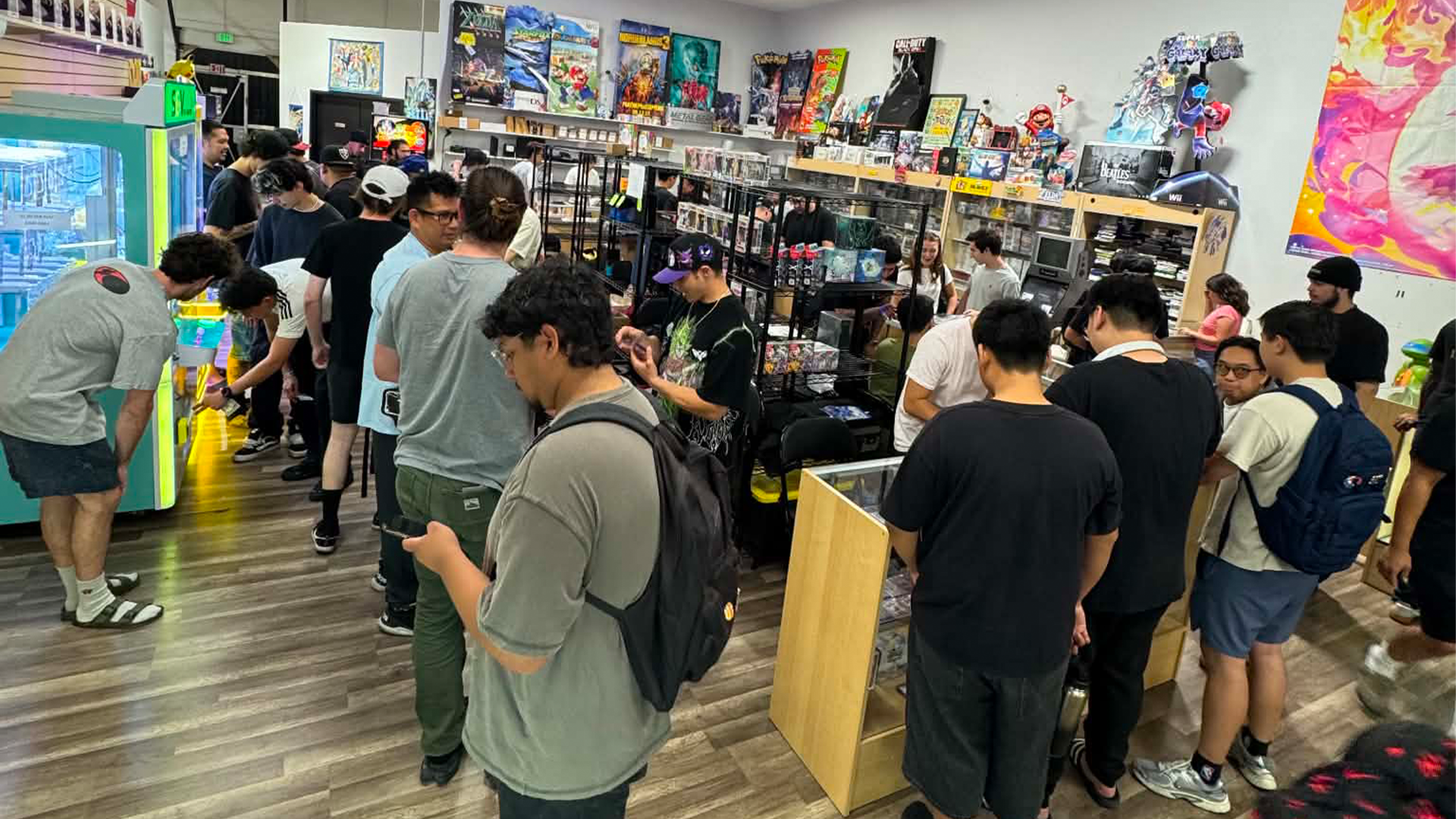 Collectors and community members enjoying the Marketplace soft launch.