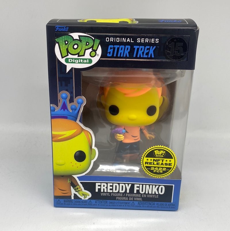 Freddy Funko as Captain Kirk Star Trek