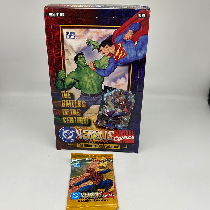 DC COMICS VS MARVEL SKYBOX 1995 SPIDER-MAN UNOPENED FACTORY SEALED PACK