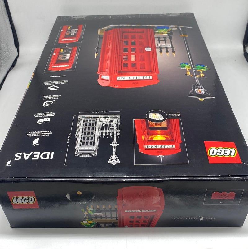 Brand new LEGO Set 21347 Ideas Red London Telephone Box