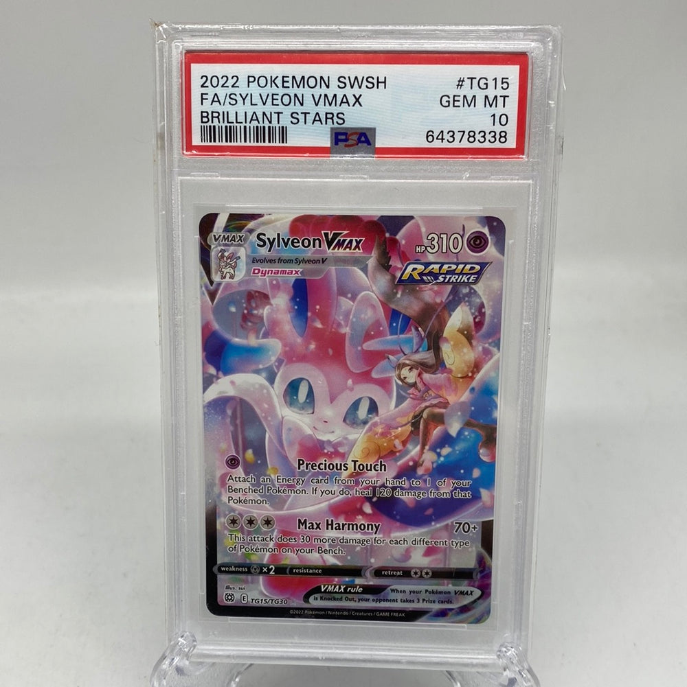 Pokemon Sylveon shops V brilliant stars full art 2022 psa 10