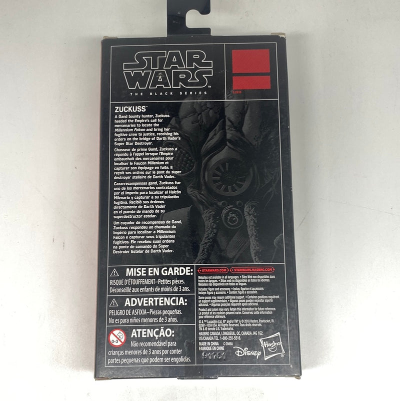 Star Wars The Black Series Zuckuss 6-Inch Action Figure