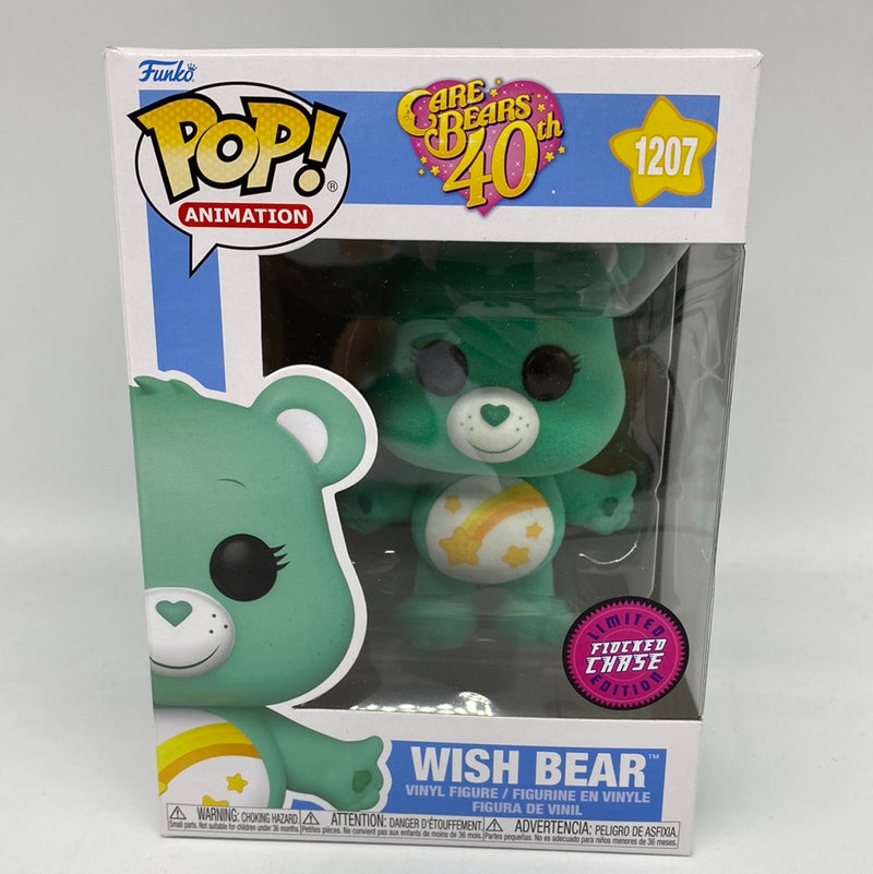 FunkoPop Animation Wish Bear 1203 Limited Flocked CHASE Edition Care B