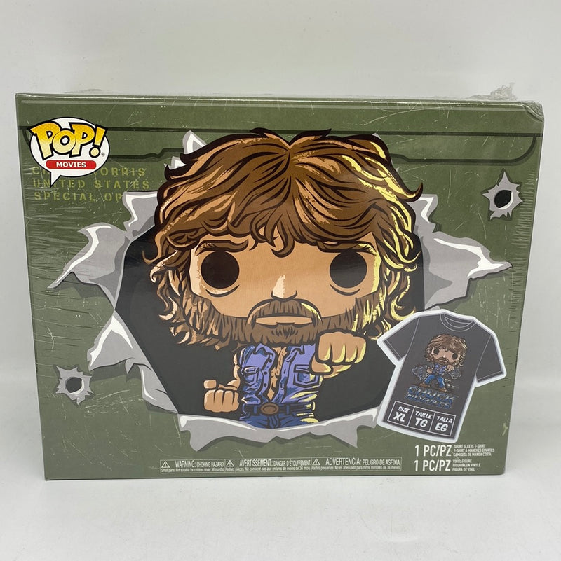 Funko POP Exclusive Collectors Box Chuck Norris Vinyl with Size XL T-Shirt