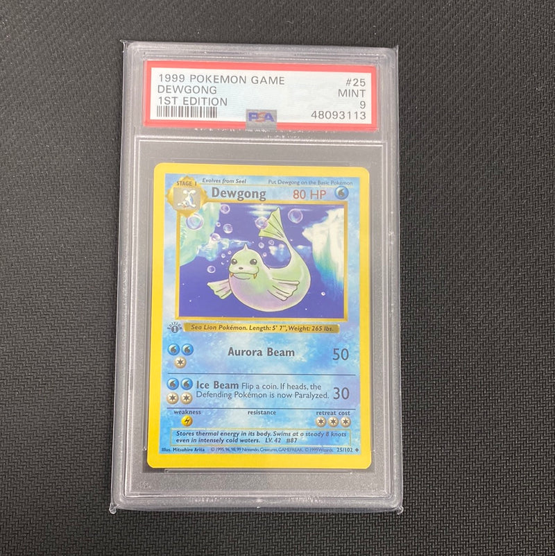 DEWGONG 1999 POKEMON BASE SET SHADOWLESS