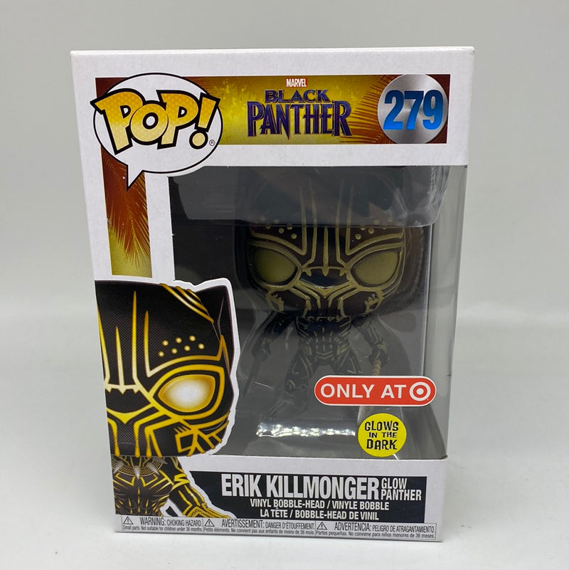Funko Pop! Marvel Black Panther Erik Killmonger Glow Panther