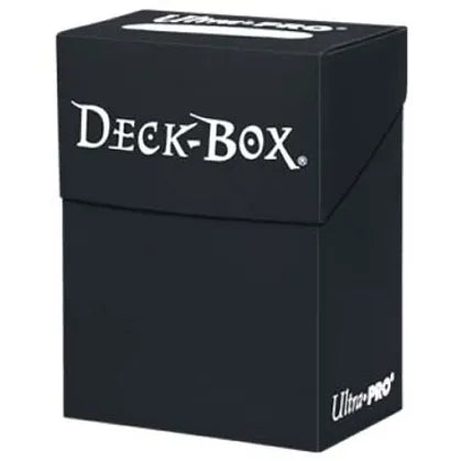Solid Color Deck Box- Black Ultra Pro