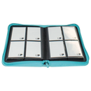 Ultra Pro: 4 pocket Zippered Pro-Binder, Light Blue (Vivid)