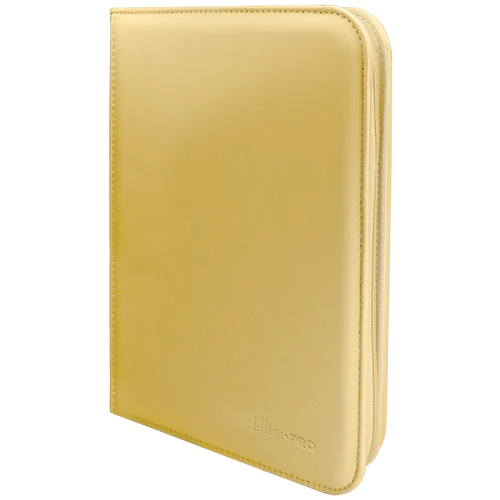 Ultra Pro: 4 pocket Zippered Pro-Binder, Yellow (Vivid)