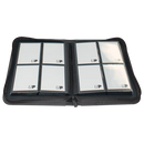 Ultra Pro: 4 pocket Zippered Pro-Binder, Black (Vivid)