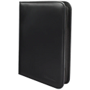 Ultra Pro: 4 pocket Zippered Pro-Binder, Black (Vivid)