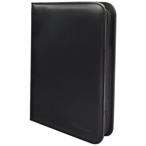 Ultra Pro: 4 pocket Zippered Pro-Binder, Black (Vivid)