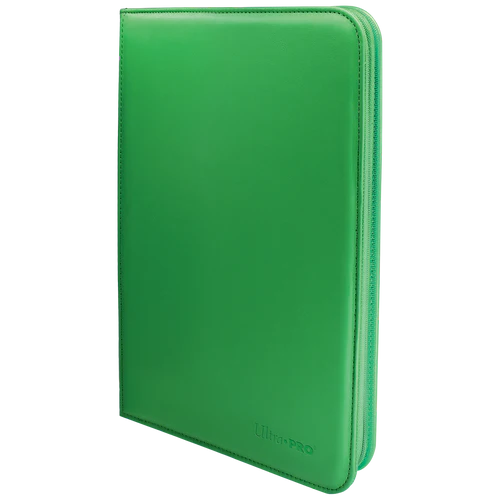 Ultra Pro: Vivid 9-Pocket Zippered PRO-Binder: Green