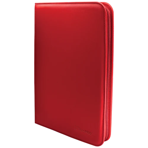 Ultra Pro: Vivid 9-Pocket Zippered PRO-Binder: Red