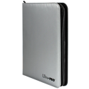 Ultra PRO 9-Pocket Zippered PRO-Binder: Silver Fire Resistant