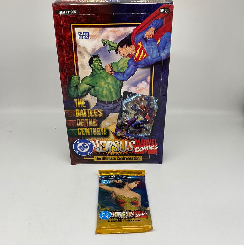 1995 Skybox DC Vs Marvel Trading Cards SEALED UNOPENED PACK! Rare! Wonder Woman