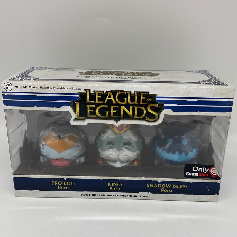 Funko Vinyl Figure-Other: League of Legends - Poro 3 Pack - GameStop Damaged
