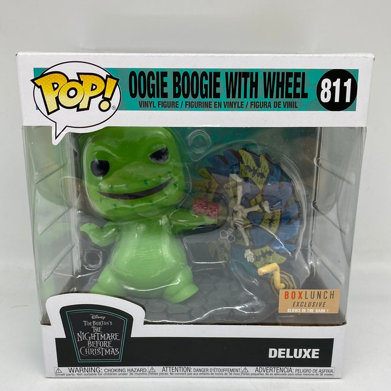 Funko Pop! Disney Tim Burton's The Nightmare Before Christmas: Oogie Boogie with Wheel (Deluxe)