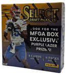 2023 Panini Select Draft Picks Football 6 Pack MEGA Box