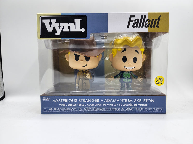 Funko Vynl - Fallout: Mysterious Stranger + Adamantium Skeleton - Glow in the Dark