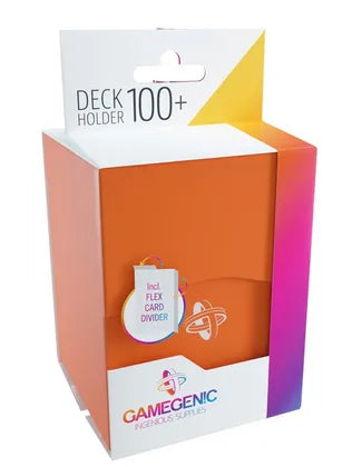 GameGenic Deck Holder - Orange (Holds 100+) - GameGenic Deck Boxes