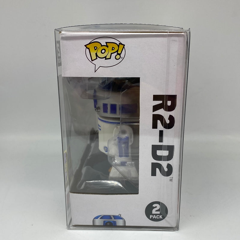 Funko Pop! Star Wars Princess Leia & R2-D2 2 Pack Vinyl Bobble-Head 2017 Summer Convention Exclusive