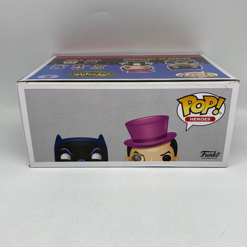 Funko Pop! DC Heroes: Batman vs. The Penguin (2-Pack) Vinyl Figures Target Exclusive DAMAGED