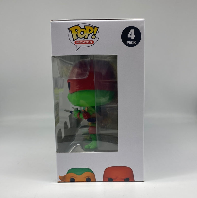 Funko Pop! TMNT Leonardo Donatello Michelangelo Raphael Vinyl Figures 4 Pack GLOW Amazon Exclusive