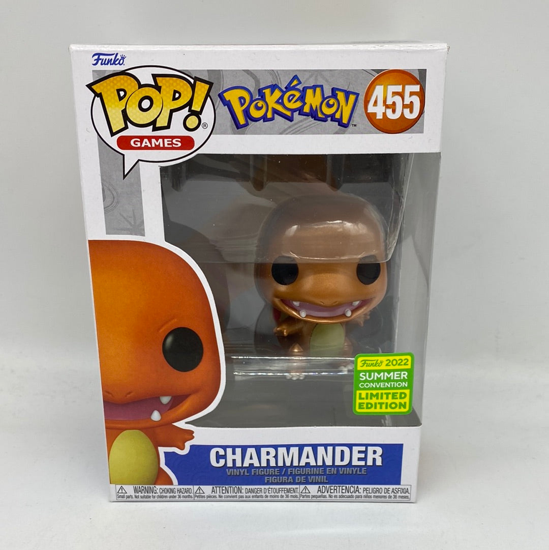 Funko Pop! Pokémon: Charmander #455 Vinyl Figure 2022 Summer Conventio