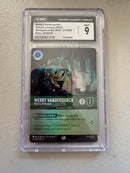 Disney Lorcana Webby Vanderquack – Mystery Enthusiast 211/204 Epic Holo – CGC 9 Mint