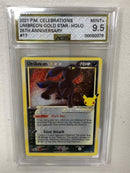 AGS Graded 2021 Pokemon Celebrations 25th Anniversary Umbreon Gold Star No.017 9.5
