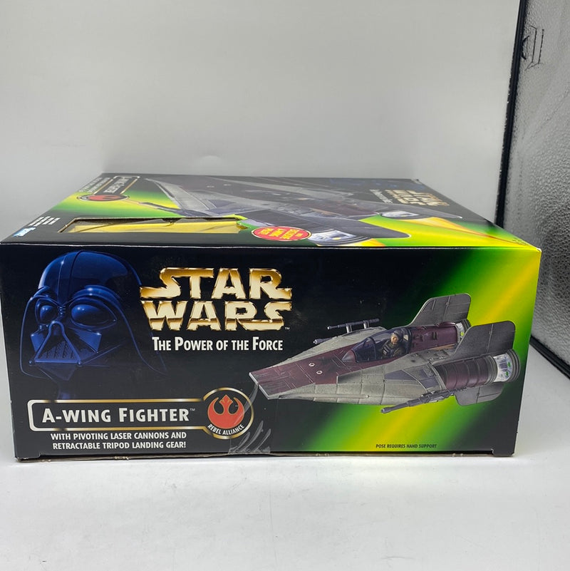 Star Wars Power of the Force A-Wing Fighter 12 in Action Figure