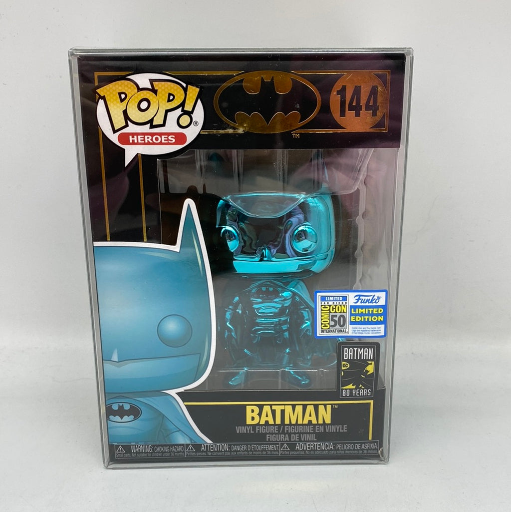 Teal chrome deals batman funko pop