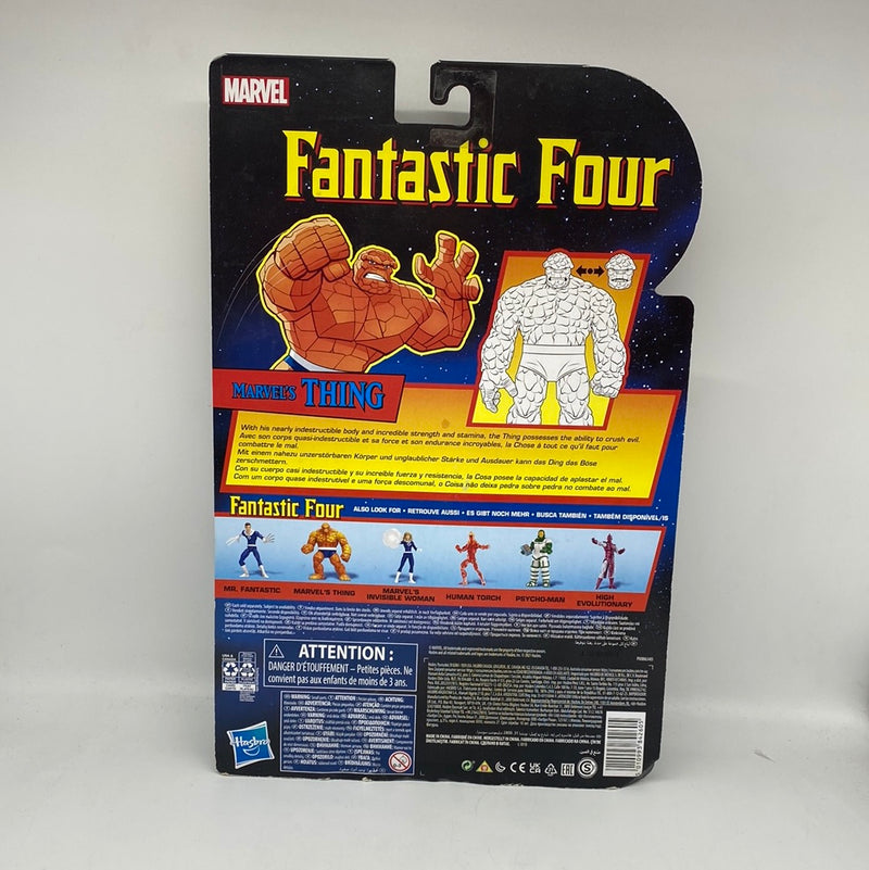 Marvel Legends The Thing Retro Fantastic Four Vintage 6 Inch Figure