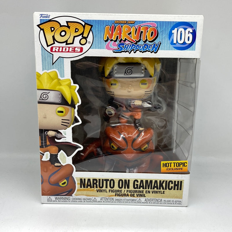 Naruto POP! Animation Vinyl Figure Naruto on Gamakichi Special